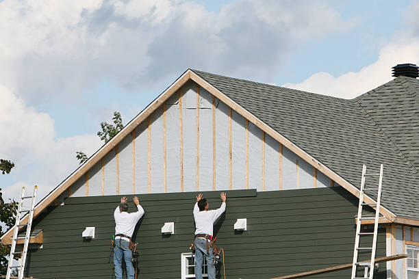 Professional Storm Damage Siding Repair technician working in Tarpon Springs, FL
